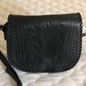 Patricia Nash Black Crossbody Bag! Good Condition